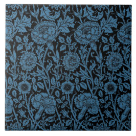 Wandelpapier voor roze en Roos William Morris 1890 Tegeltje
