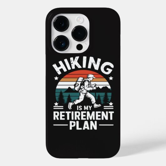 Wandelpensioenplan Grappige Spreuk Case-Mate iPhone Case (Achterkant)