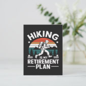 Wandelpensioenplan Grappige Spreuk Kaart (Staand voorkant)