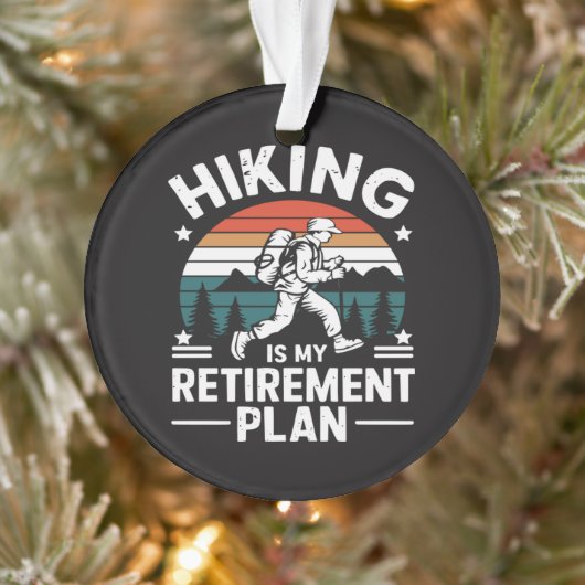Wandelpensioenplan Grappige Spreuk Ornament (Boom)