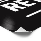 Wandelpensioenplan Grappige Spreuk Perfect Poster (Hoek)