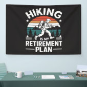Wandelpensioenplan Grappige Spreuk Spandoek (Beurs)