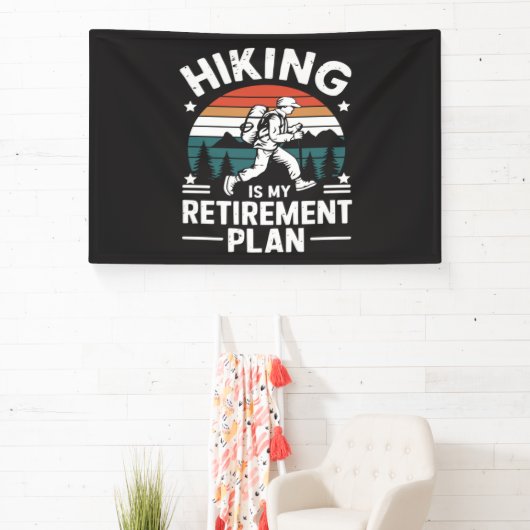 Wandelpensioenplan Grappige Spreuk Spandoek (Insitu)