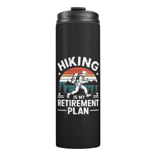 Wandelpensioenplan Grappige Spreuk Thermosbeker (Voorkant)