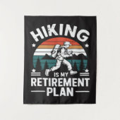 Wandelpensioenplan Grappige Spreuk Wandkleed (Voorkant)