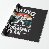 Wandelpensioenplan Grappige Uitspraak Cadeaupapier (Uitgerold)
