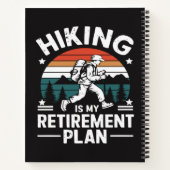 Wandelpensioenplan Grappige Uitspraak Notitieboek (Achterkant)