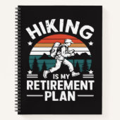 Wandelpensioenplan Grappige Uitspraak Notitieboek (Voorkant)