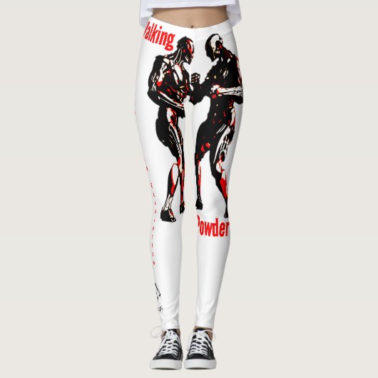 Wandelpoedervat Leggings (Voorkant)