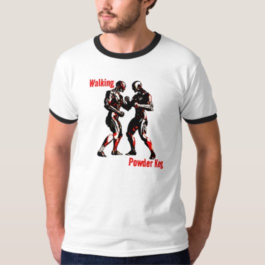 Wandelpoedervat T-shirt (Voorkant)