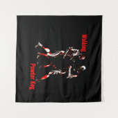 Wandelpoedervat Wandkleed (Voorkant (horizontaal))