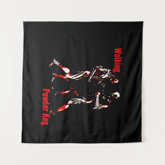 Wandelpoedervat Wandkleed (Voorkant (horizontaal))