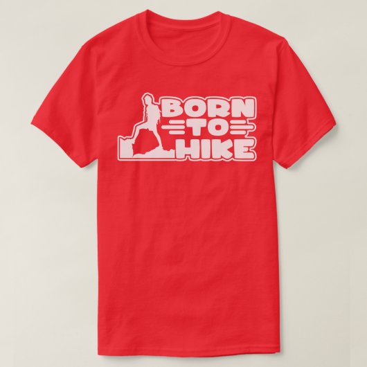 Wandelrots klimmen t-shirt (Design voorkant)