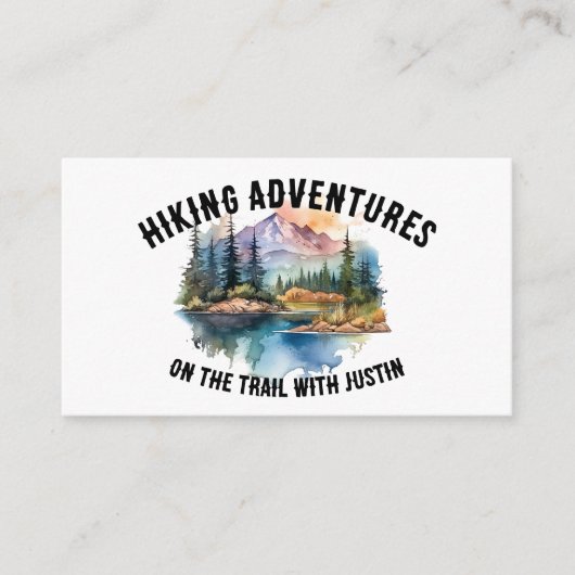 Wandelroute gids visitekaartje (Voorkant)