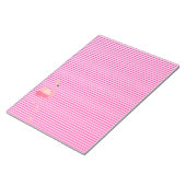 Wandelroze Flamingo Note Pad Notitieblok (Schuin)