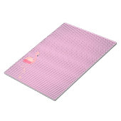 Wandelroze Flamingo Note Pad Notitieblok (Schuin)