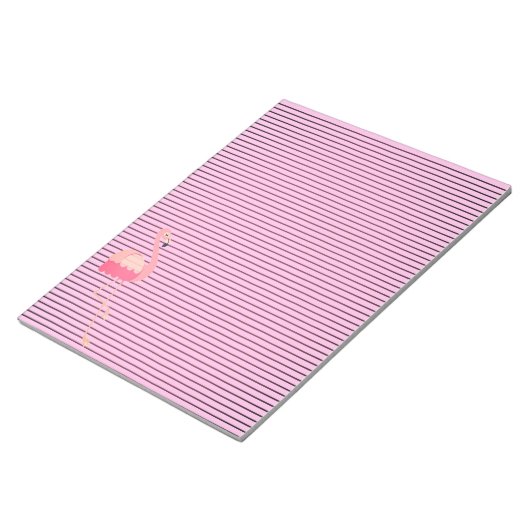Wandelroze Flamingo Note Pad Notitieblok (Schuin)