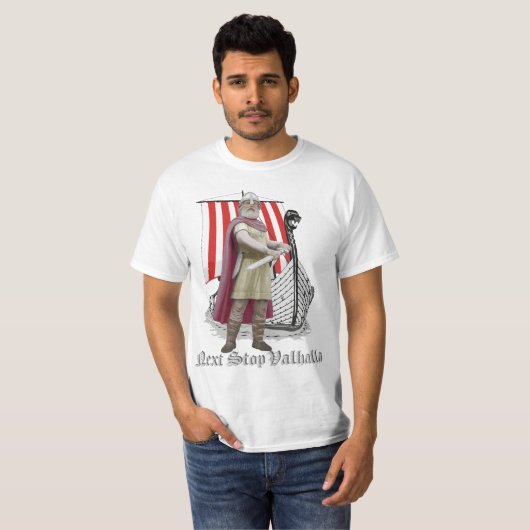 wandelschip met noord - wrijvingsshirt t-shirt (Voorkant volledig)