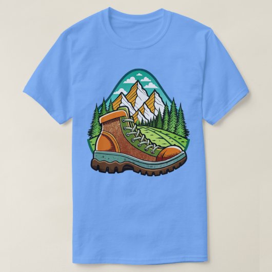 wandelschoen eenvoudig Graphic T-shirt (Design voorkant)