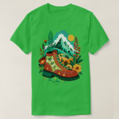 wandelschoen Eenvoudig T-shirt (Design voorkant)
