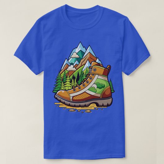 wandelschoen t-shirt (Design voorkant)