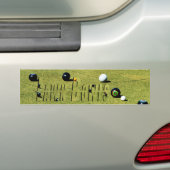 wandelschoenen en Logo, Bumpersticker (Op auto)