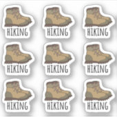 Wandelschoenen Hiker Bergbeklimmen Bujo Planner Sticker (Voorkant)
