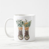 Wandelschoenen & Wildbloemen Koffiemok (Links)