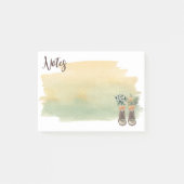 Wandelschoenen & Wildbloemen Post-it® Notes (Voorkant)