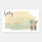 Wandelschoenen & Wildbloemen Post-it® Notes (Voorkant)