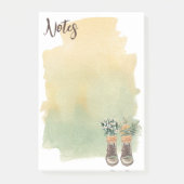 Wandelschoenen & Wildbloemen Post-it® Notes (Voorkant)