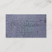 Wandelstokken in asfalt visitekaartje (Achterkant)