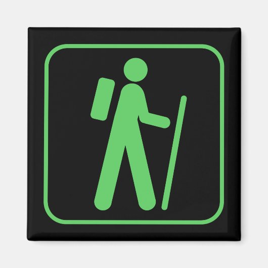 Wandelsymbool magneet (Voorkant)