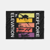 Wandeltijd, ontdek de hoogte fleece deken (Voorkant (Horizontaal))