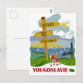 Wandeltocht in Joegoslavië Briefkaart (Voorkant / Achterkant)