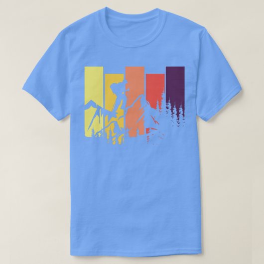 Wandeltocht Trailblazer Bergklimmer Klimmen T-shirt (Design voorkant)