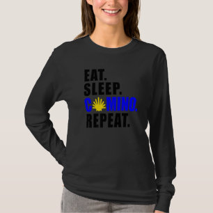 WANDELTOCHT WANDELEN CAMINO DE SANTIAGO DE COMPOST T-SHIRT