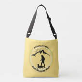 Wandeltrails en wagingstaarten, Cavalier Spaniel  Crossbody Tas (Voorkant)