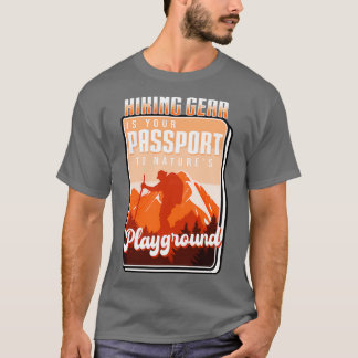 Wandeluitrusting is uw paspoort voor Naturen PLA T-shirt