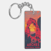 Wandeluitrusting voor Arches National Park Sleutelhanger (Voorkant Links)