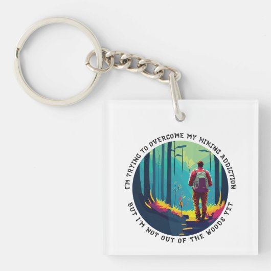 Wandelverslaving Sleutelhanger (voorkant)