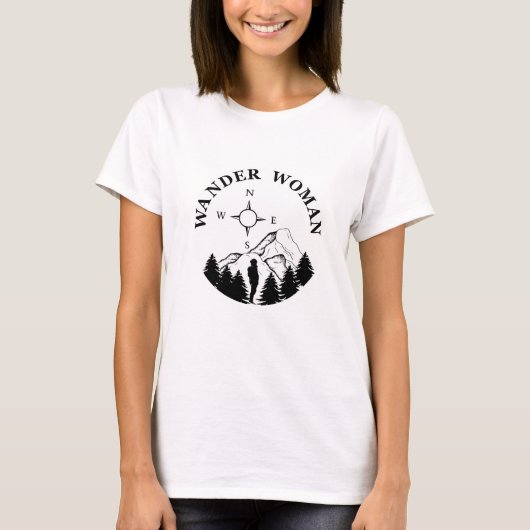 wandelvrouw t-shirt (Voorkant)
