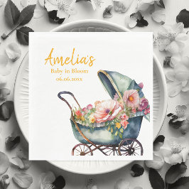  wandelwagen gepersonaliseerd Baby shower Servet