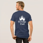 Wandelwagenpapa Tri-Blend Shirt (Voorkant)