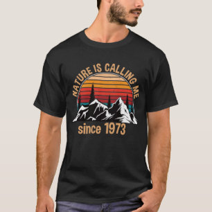 Wandelwandelaarster Verjaardag 1973 Grappig cadeau T-shirt