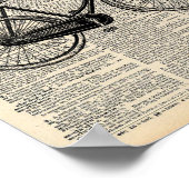 Wandencyclus met bloemen Poster (Hoek)