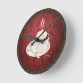 Wandenkast rond de Koffiebeker Ronde Klok (Hoek)