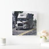 Wandenkast voor vrachtwagenchauffeurs vierkante klok (Huis)