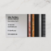 Wandenlagen voor opmaakprogramma's visitekaartje (Achterkant)