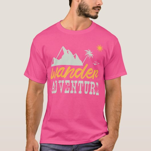 Wander Adventure Great Outdoors Adventure Hiking G T-shirt (Voorkant)